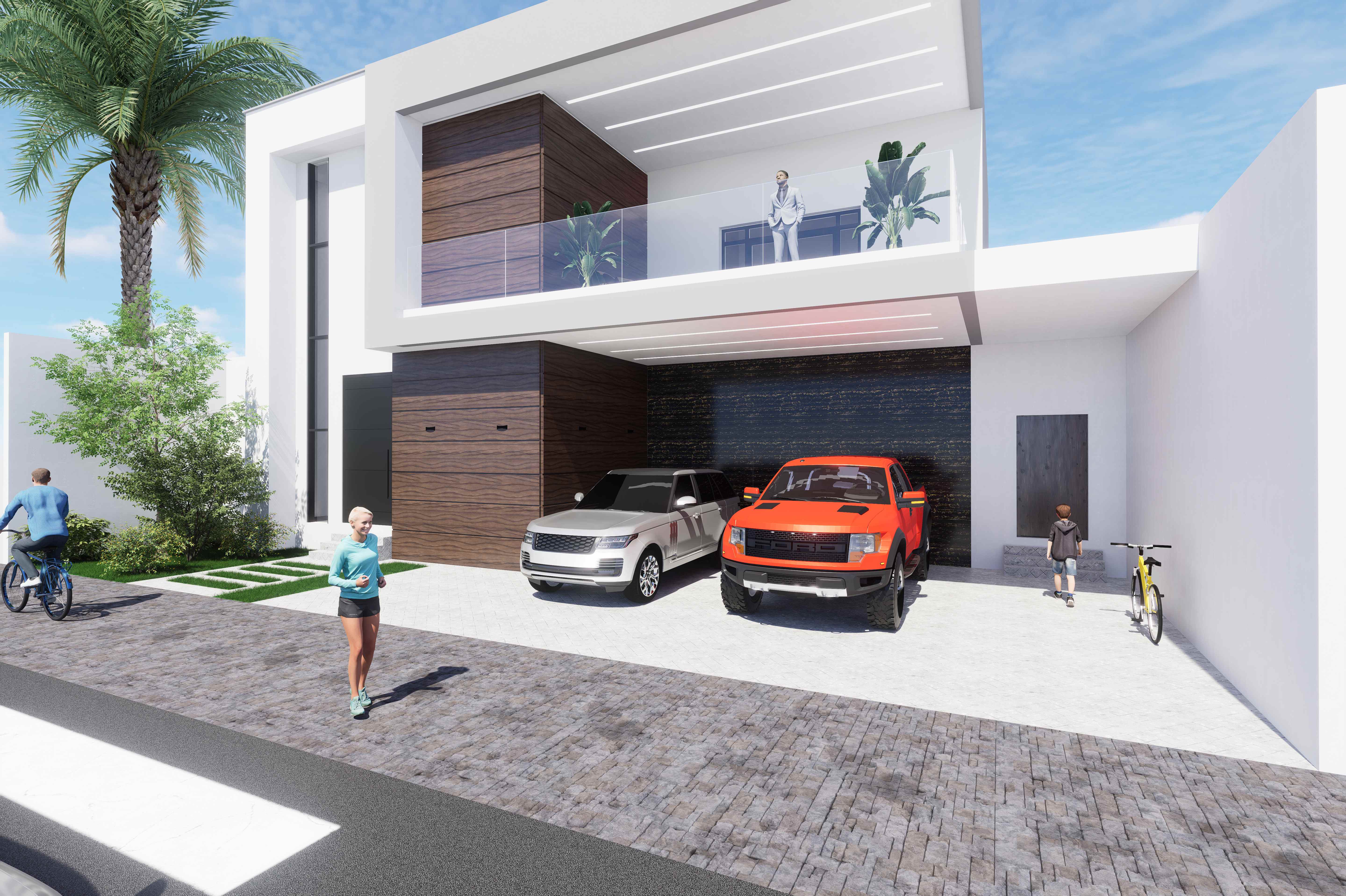 Angled perspective view